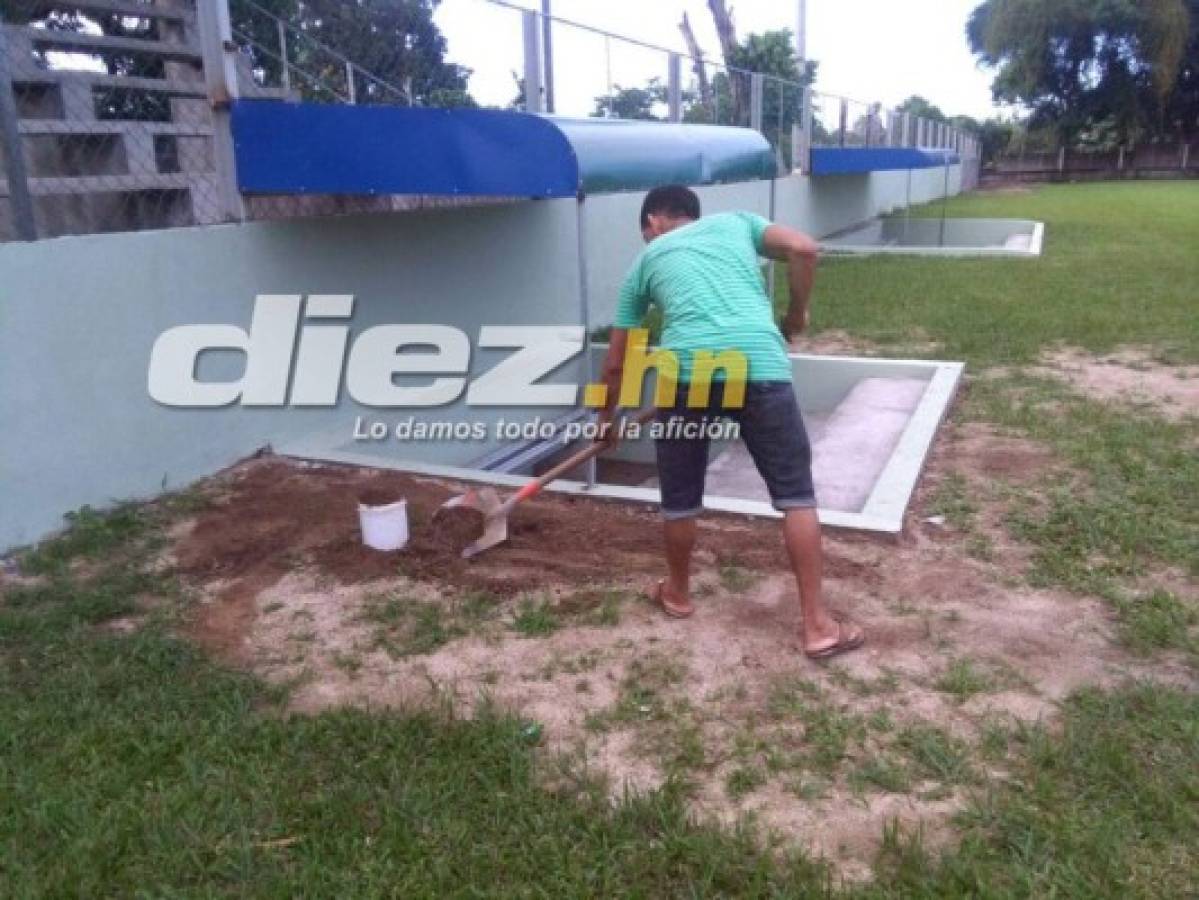 Así es el estadio de San Juan Pueblo donde Vida jugará contra Juticalpa