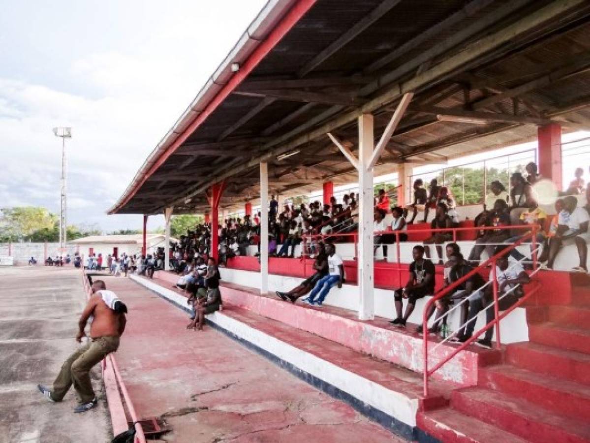 La cancha que visitará Olimpia en Surinam para enfrentar al Inter Moengotapoe en Liga Concacaf