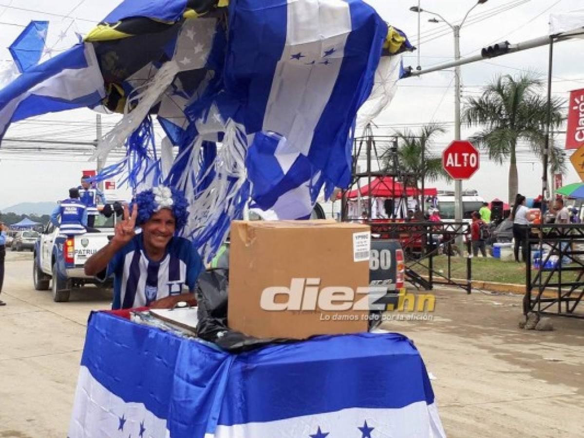 ¡CON AFICIÓN AUSTRALIANA! El ambientazo que se está viviendo en las afueras del estadio Olímpico