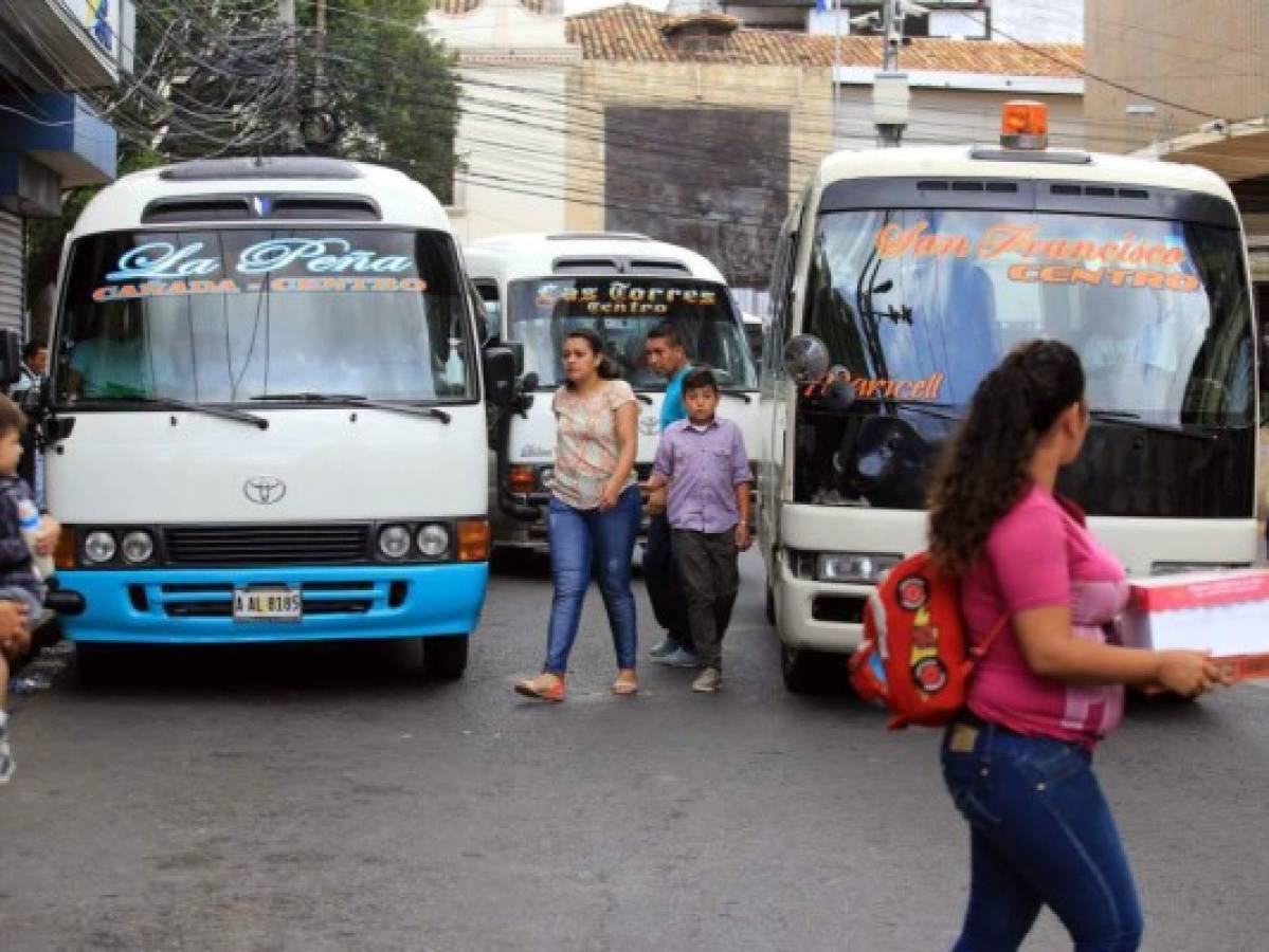 En agosto el transporte público en Honduras volvería a trabajar y ya se están preparando