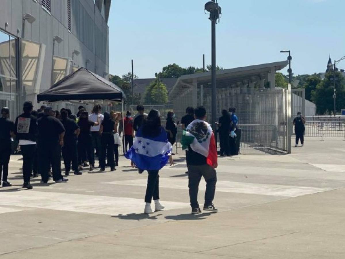 Catrachos y aztecas en armonía: Ambientazo previo al duelo amistoso entre Honduras-México en Atlanta