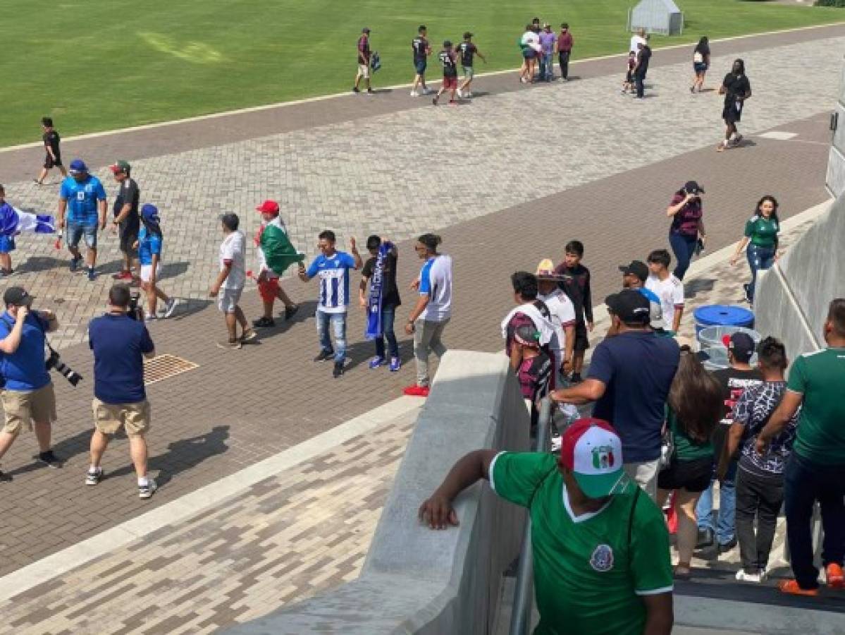 Catrachos y aztecas en armonía: Ambientazo previo al duelo amistoso entre Honduras-México en Atlanta