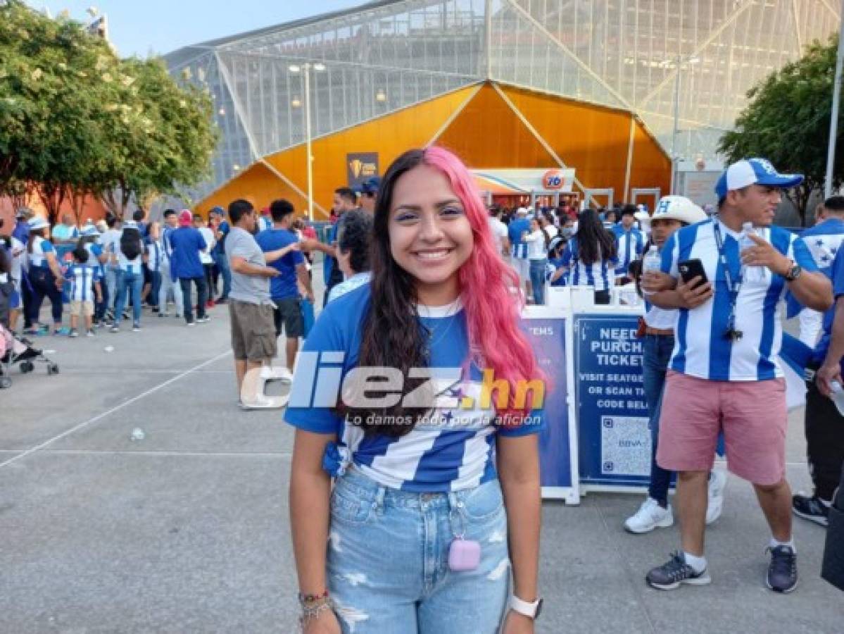 ¡La belleza catracha está presente! El ambientazo que se vive en Houston por el Honduras vs. Qatar