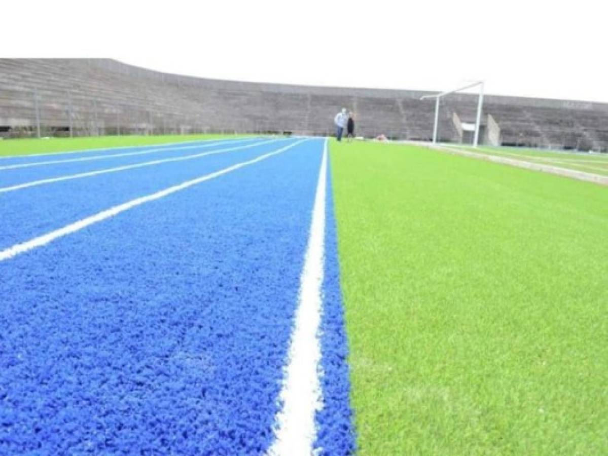 ¡Quedó espectacular¡ Autoridades entregan remodelado el estadio Roberto Suazo Córdoba de La Paz