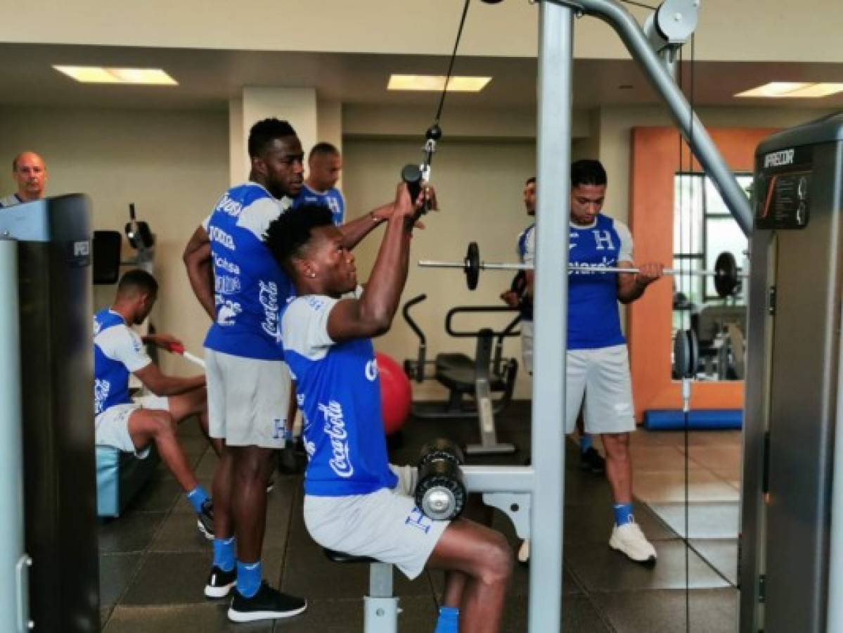 Así han sido los primeros entrenamientos de Honduras en Puerto España