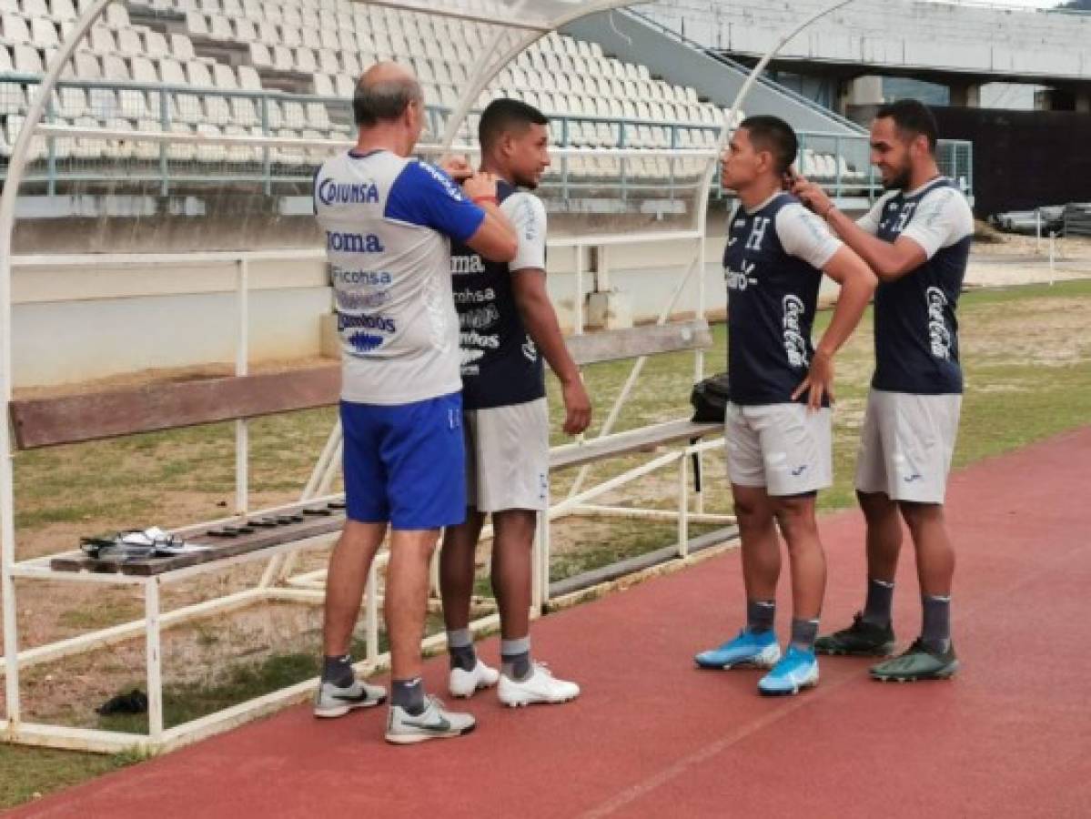 Así han sido los primeros entrenamientos de Honduras en Puerto España