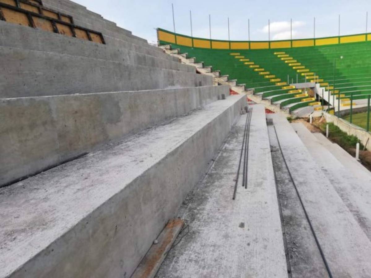 Fotos: Inicia la fundición de la grada de Silla y Palco del estadio del Parrillas One