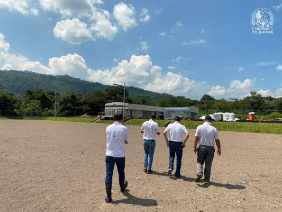 Olimpia presenta los avances de su nueva sede ubicada en Tegucigalpa