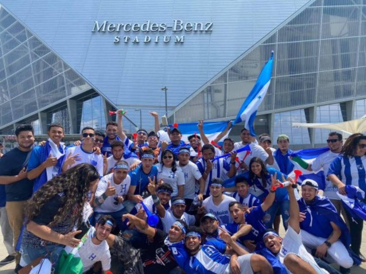 Catrachos y aztecas en armonía: Ambientazo previo al duelo amistoso entre Honduras-México en Atlanta