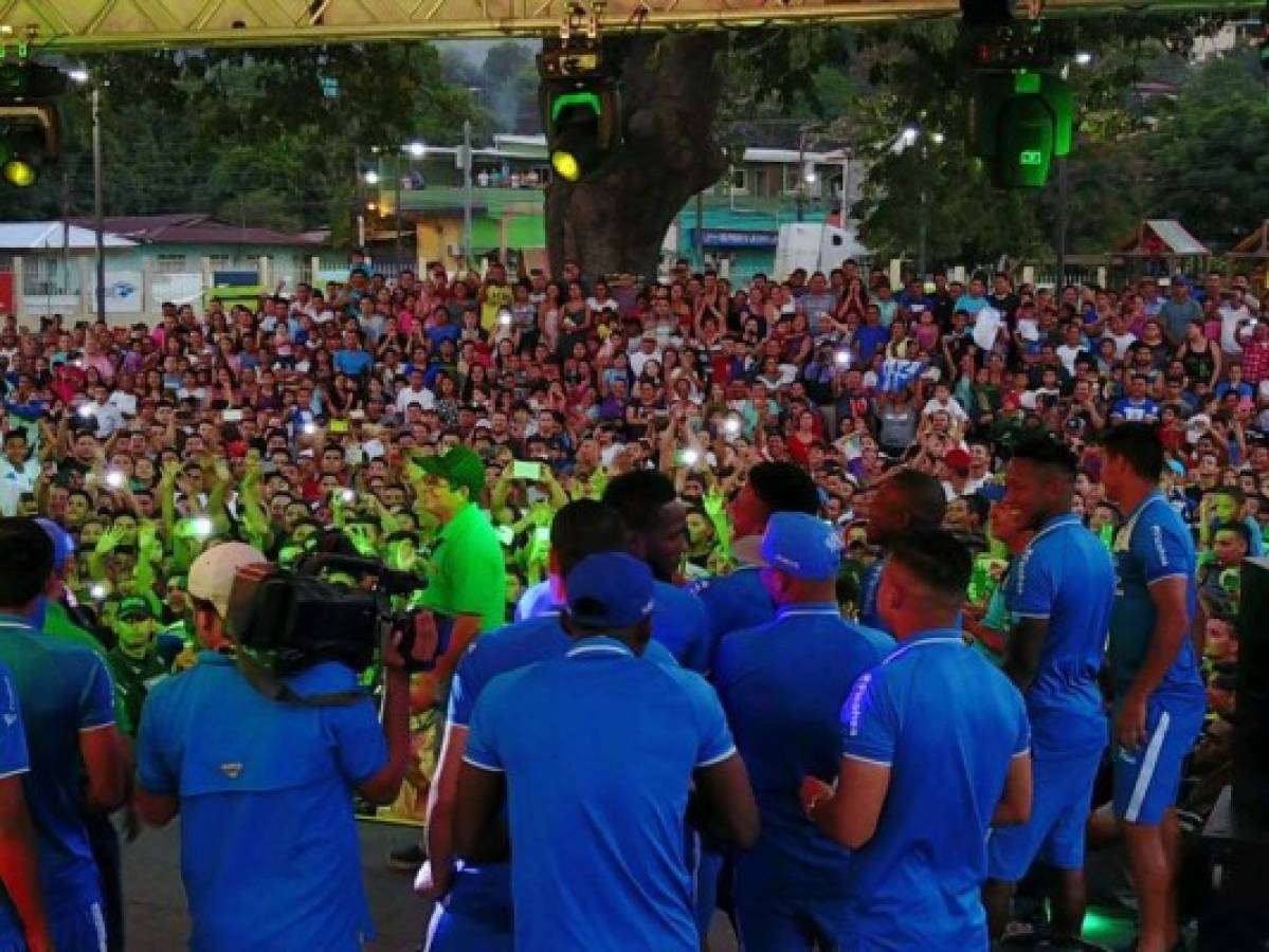 ¡Una locura! Selección de Honduras se llevó un gran cariño de Chamelecón