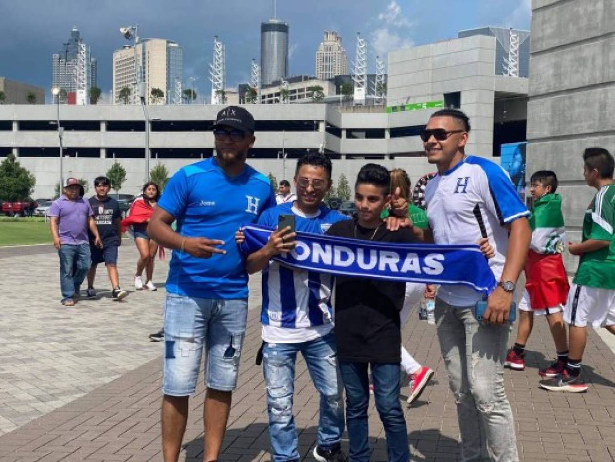 Catrachos y aztecas en armonía: Ambientazo previo al duelo amistoso entre Honduras-México en Atlanta