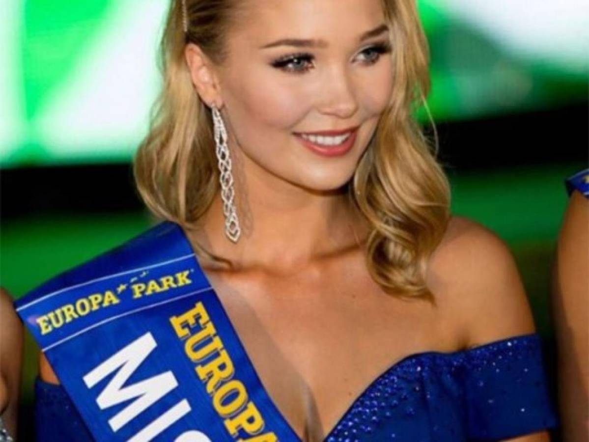 Arna Yr Jonsdottir, la sexy islandesa que fue coronada como Miss Eurocopa