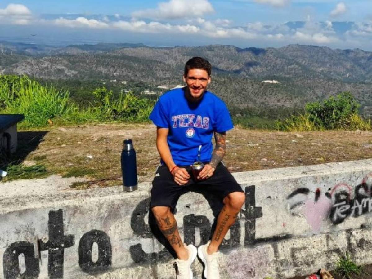 Fotos: Mathías Techera, el defensor uruguayo que se enamoró de Honduras y sus lugares turísticos