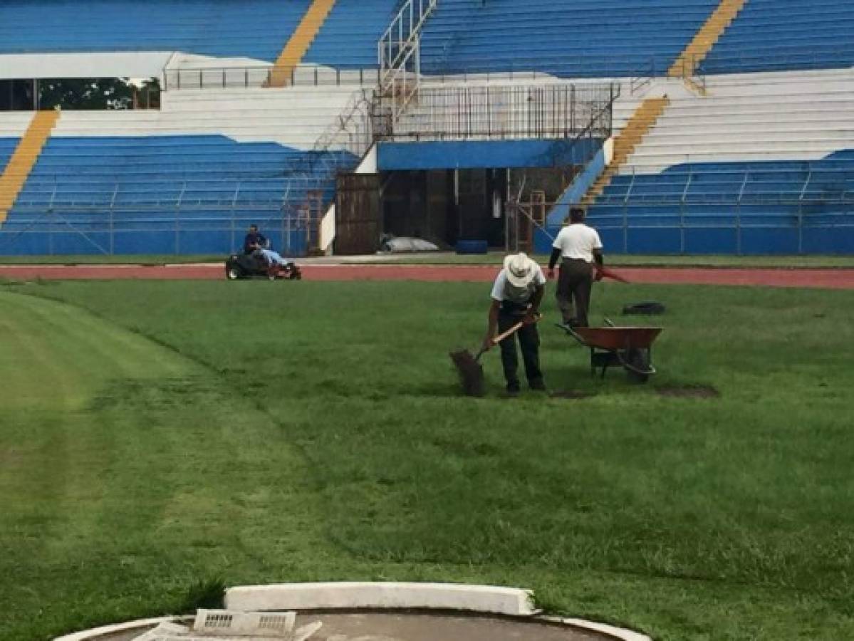 ¡ESPECTACULAR! Así pulen el estadio Olímpico para los juegos del hexagonal