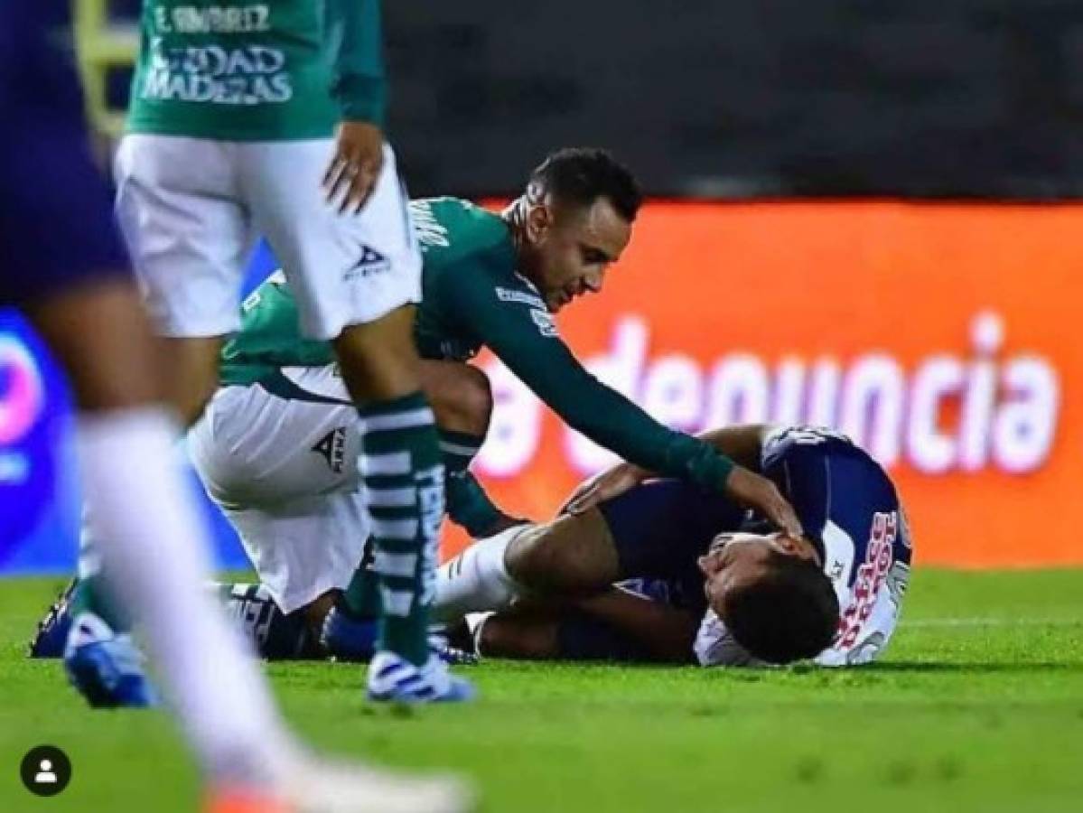 La dura lesión de Eugenio Pizzuto, compañero de Denil Maldonado en Pachuca