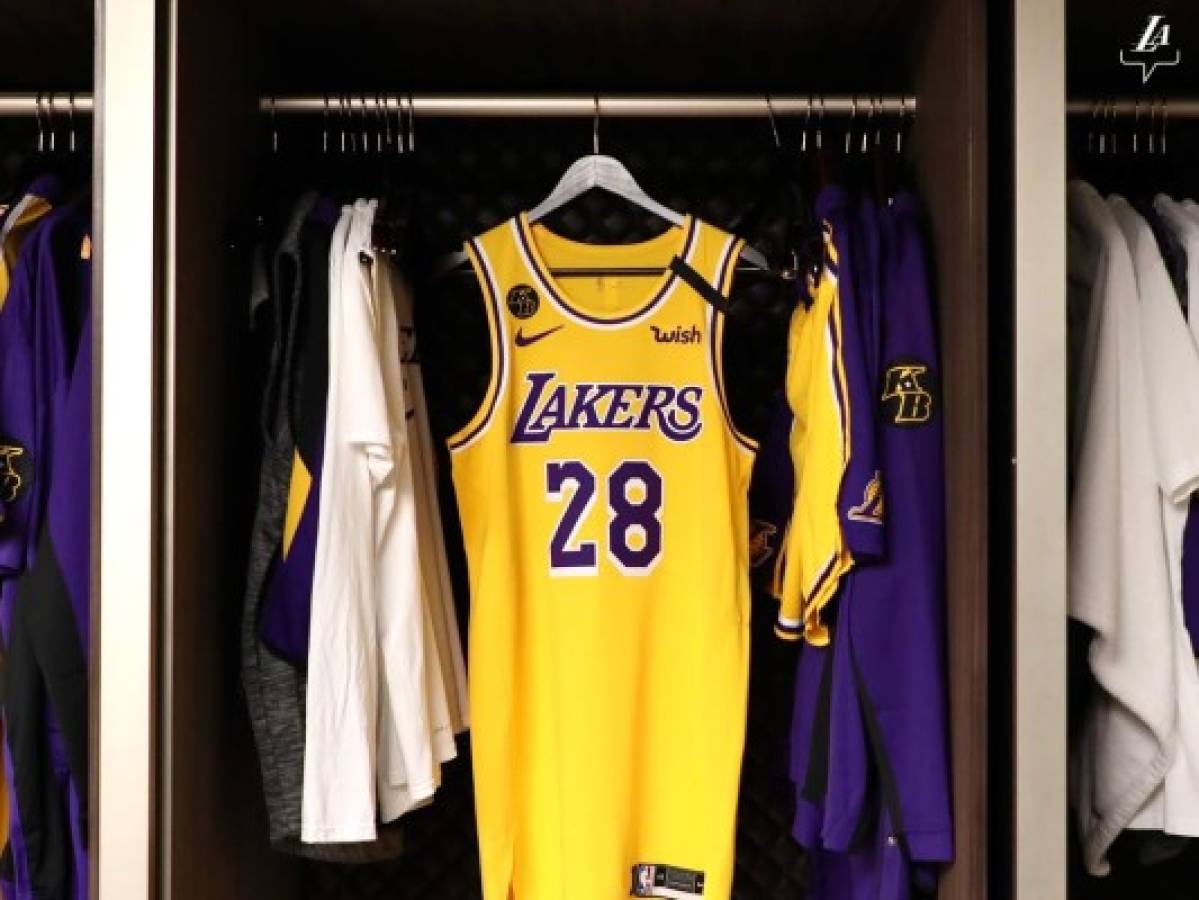 Así fue el homenaje de Los Ángeles Lakers a Kobe Bryant en juego de NBA