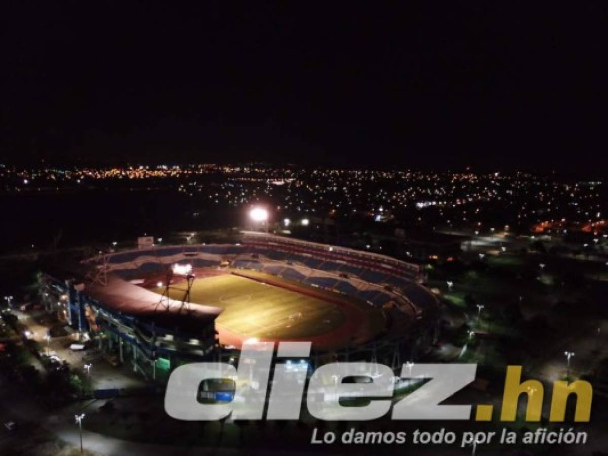 ¡ESPECTACULAR! Así luce el estadio Olímpico previo al Honduras-EUA