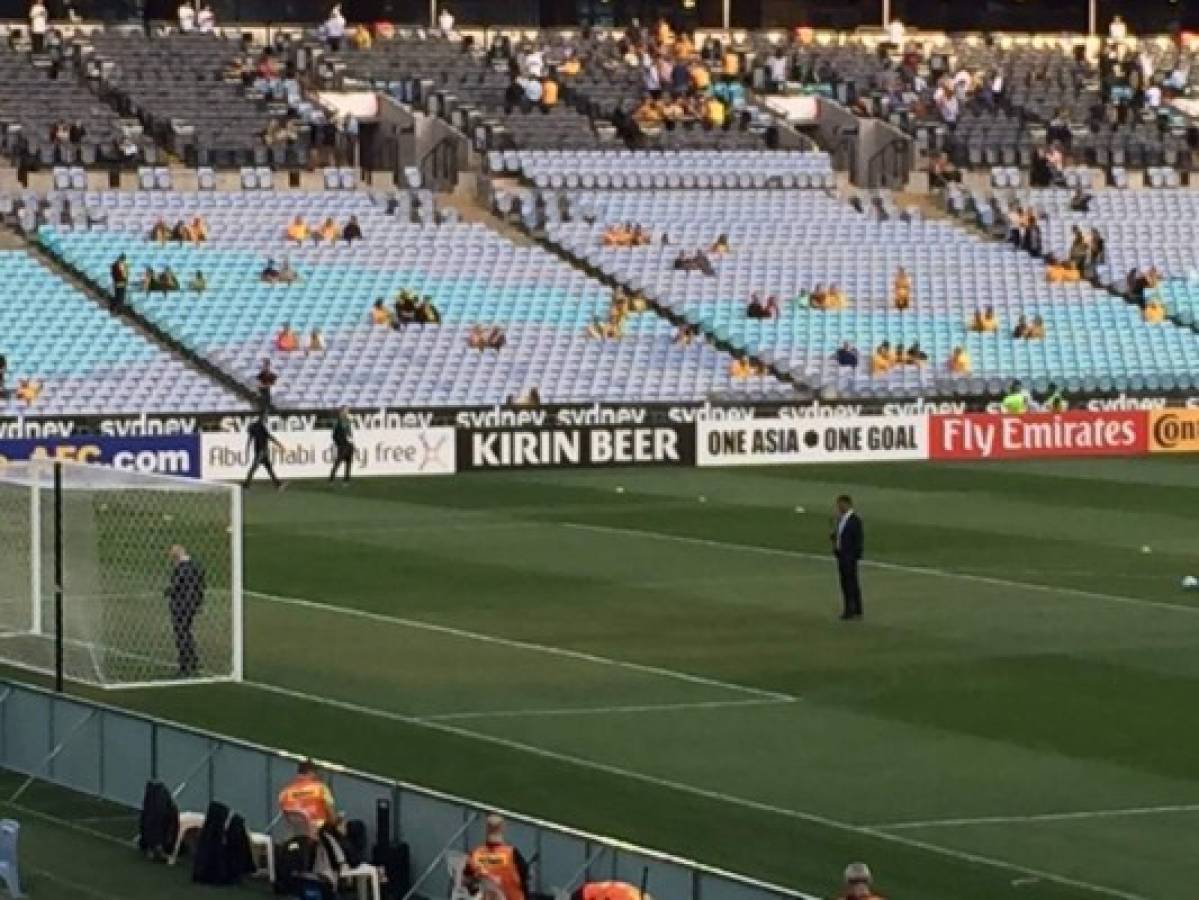 Así es el espectacular ambiente en el ANZ Stadium de Sídney para el Australia-Honduras