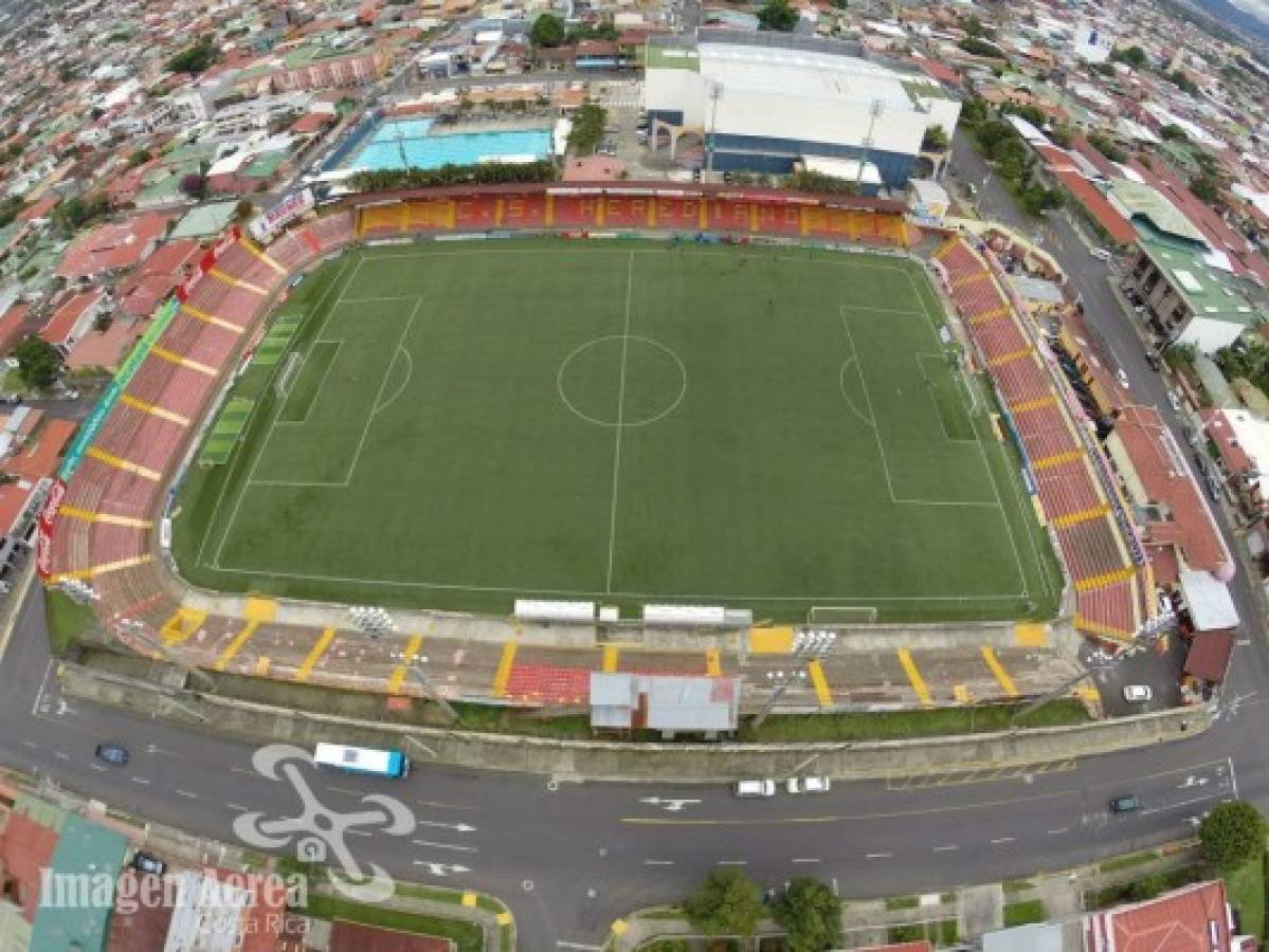 ¿Mete miedo? El pequeño estadio del Herediano-Motagua