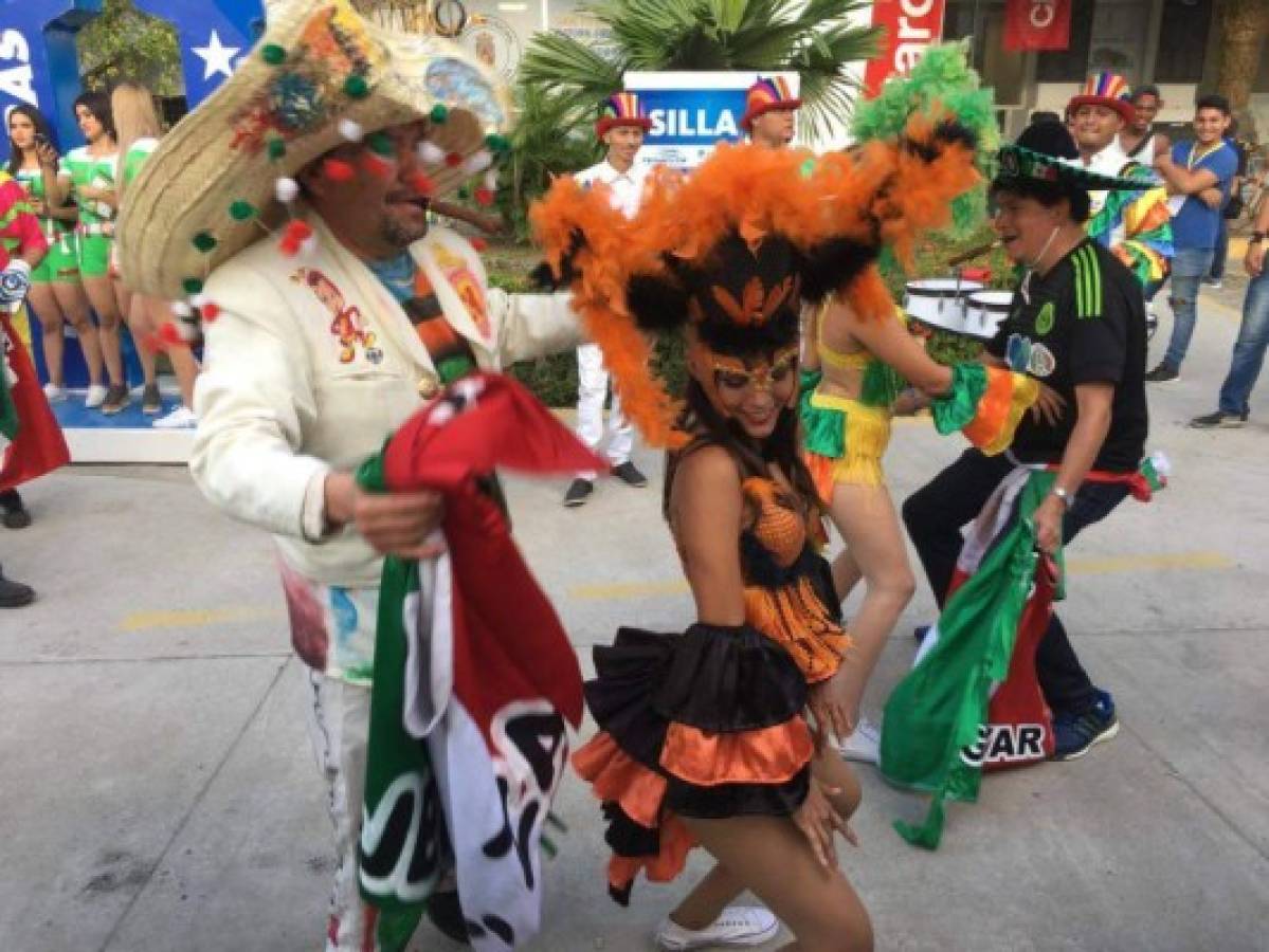 La belleza en el Olímpico y el agradecimiento de mexicanos a Honduras