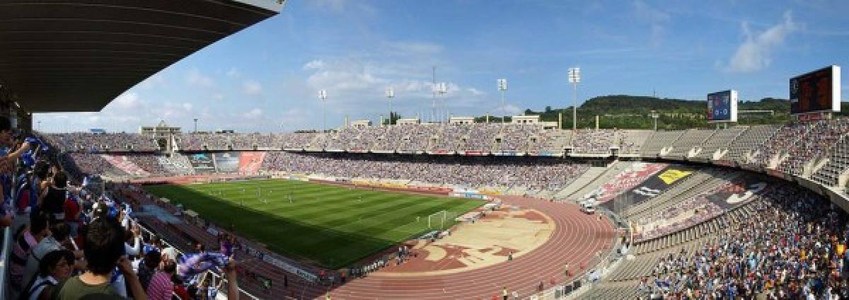 Así es el estadio Olímpico de Montjuic de Barcelona, lugar donde jugará la selección de Honduras
