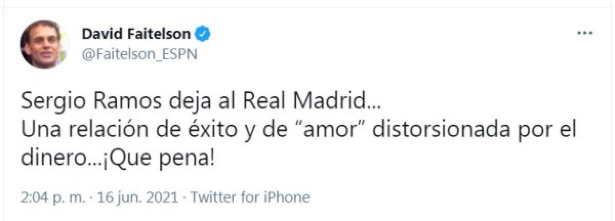 Así reaccionan los periodistas y el vacile de Mister Chip tras el adiós de Sergio Ramos del Real Madrid