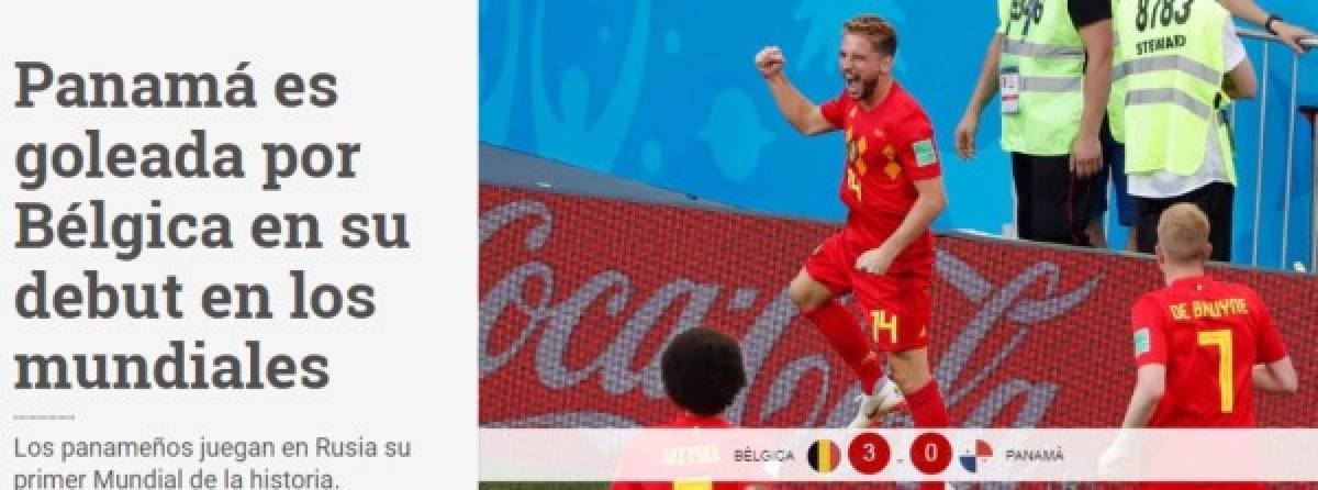 ''Es una de las peores del Mundial'', así reacciona la prensa tras el debut de Panamá en Rusia 2018