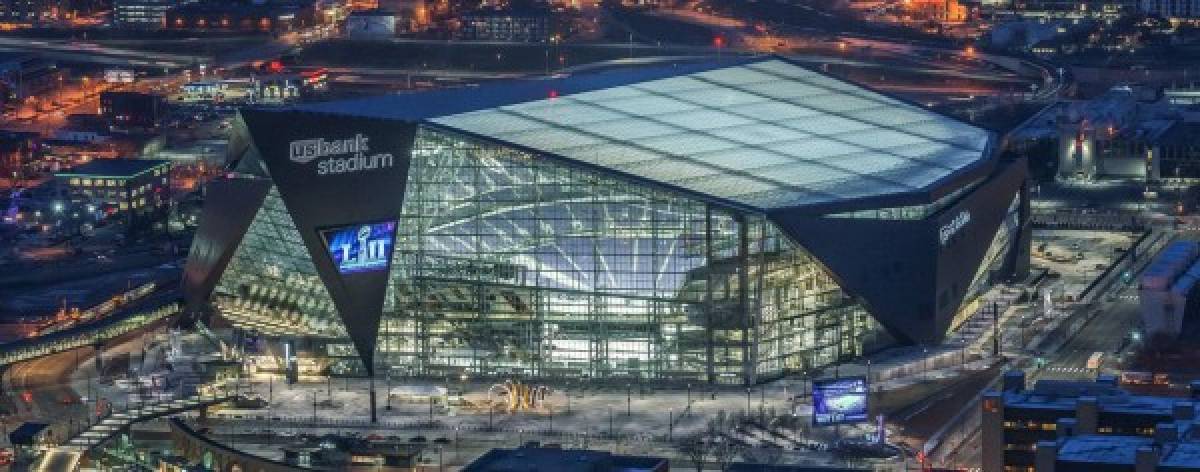 El espectacular estadio US Bank donde se jugará el Super Bowl LII