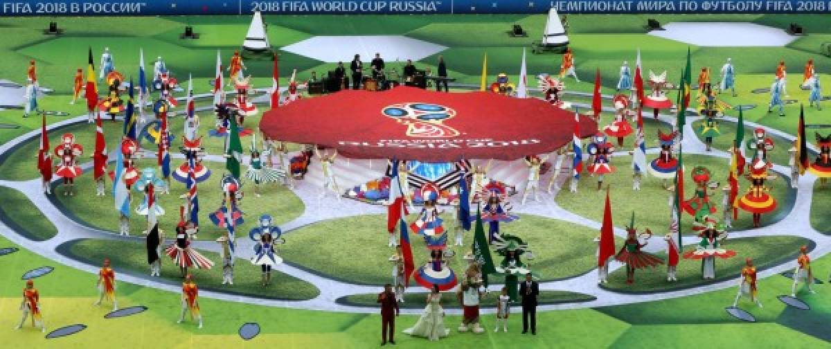 Robbie Williams se robó el show en la inauguración del Mundial Rusia 2018