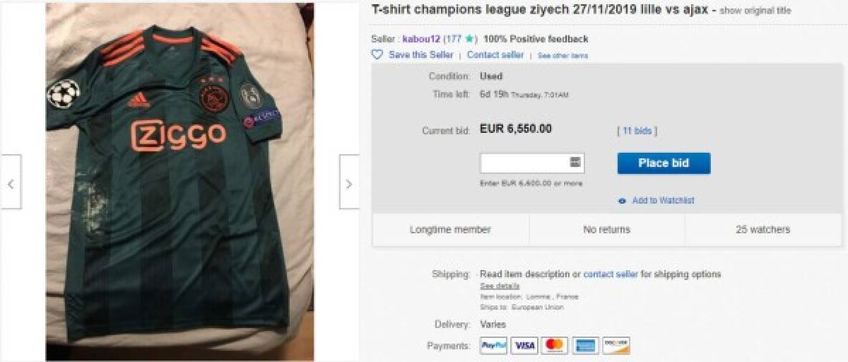 FOTOS: El triste final de la camisa que un jugador del Ajax le regaló a un niño