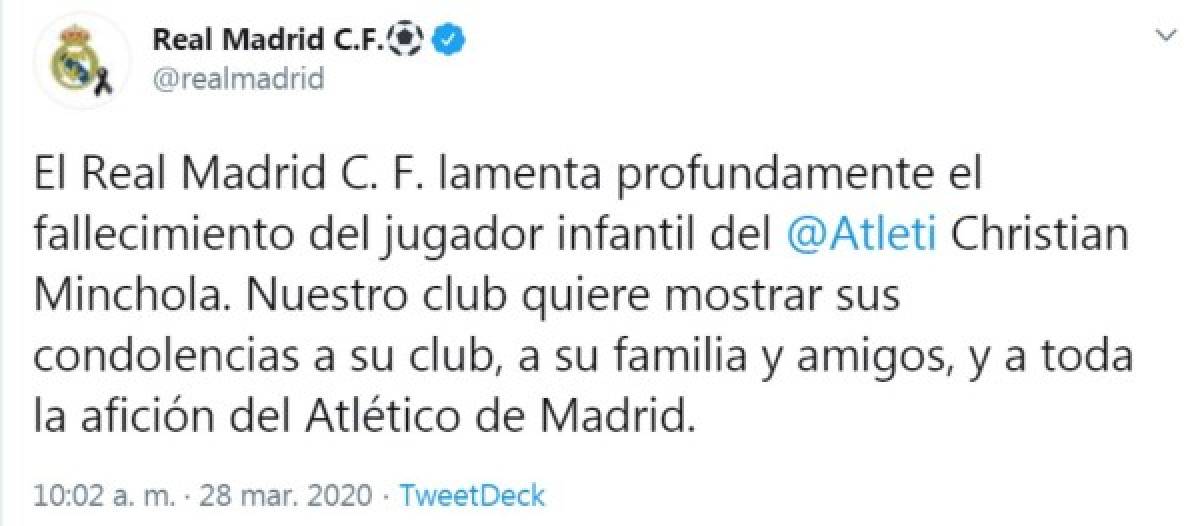 Inmenso dolor en el Atlético de Madrid: Muere promesa rojiblanca de tan solo 14 años