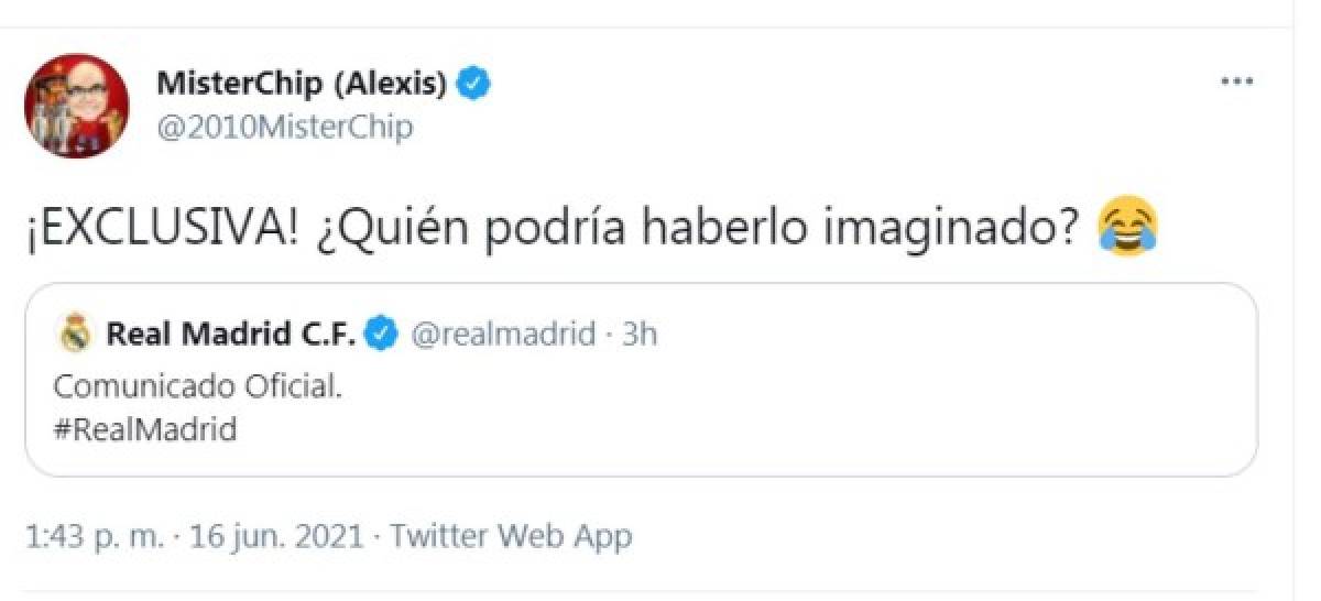 Así reaccionan los periodistas y el vacile de Mister Chip tras el adiós de Sergio Ramos del Real Madrid