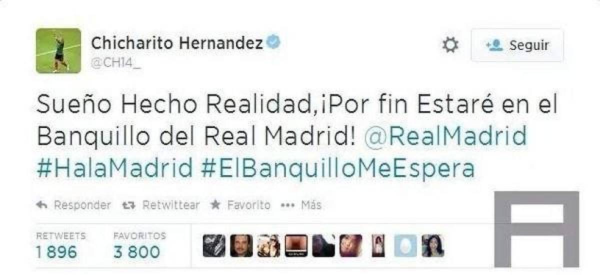 Aficionados se burlan de la llegada de Chicharito al Real Madrid