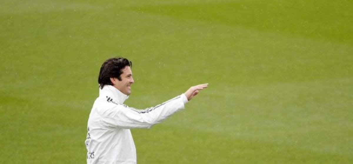 Con frío y tensión: Así fue el primer entrenamiento de Santiago Solari en el Real Madrid