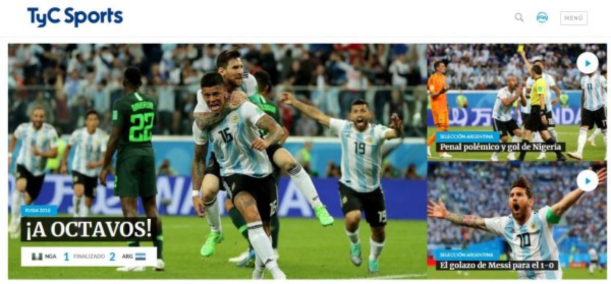 Milagro mundial y al Rojo vivo: Titulares de la prensa tras clasificación de Argentina