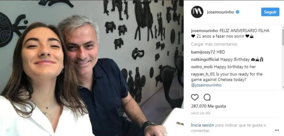 Matilde, la espectacular hija de Mourinho que acaba de cumplir 21 años