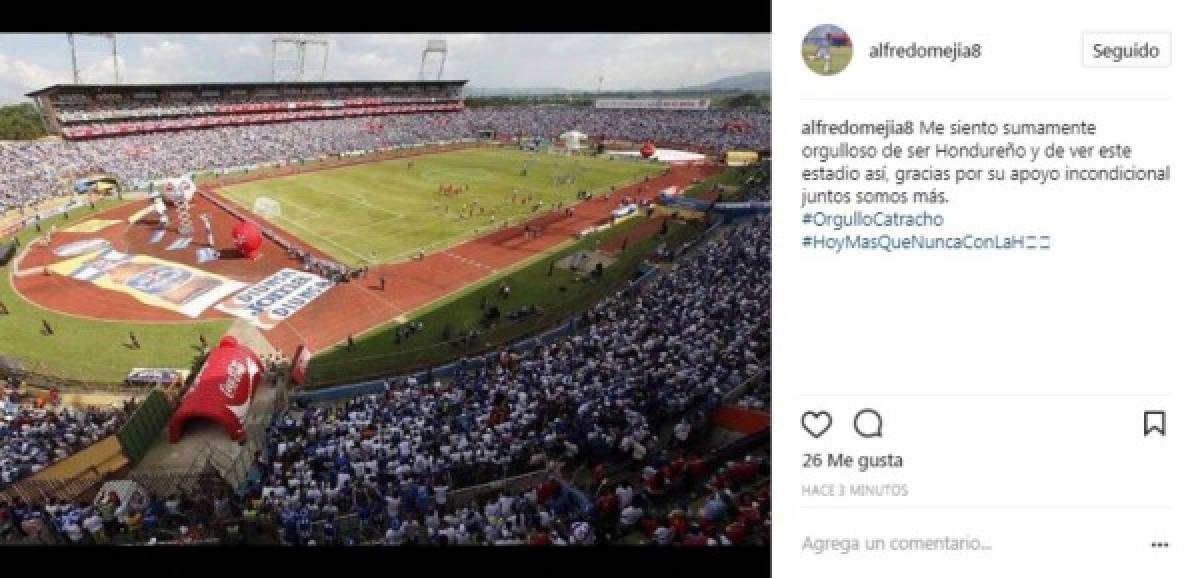 Los mensajes de los jugadores previo al juego de Honduras-Australia