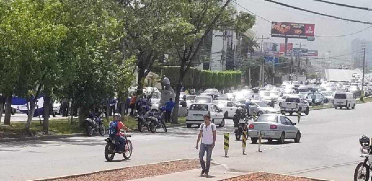 FOTOS: Así luce Honduras con el paro nacional de transporte