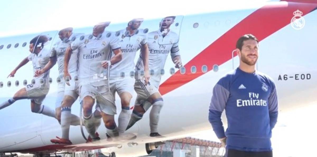 ¡ESPECTACULAR! Así es el nuevo avión del Real Madrid