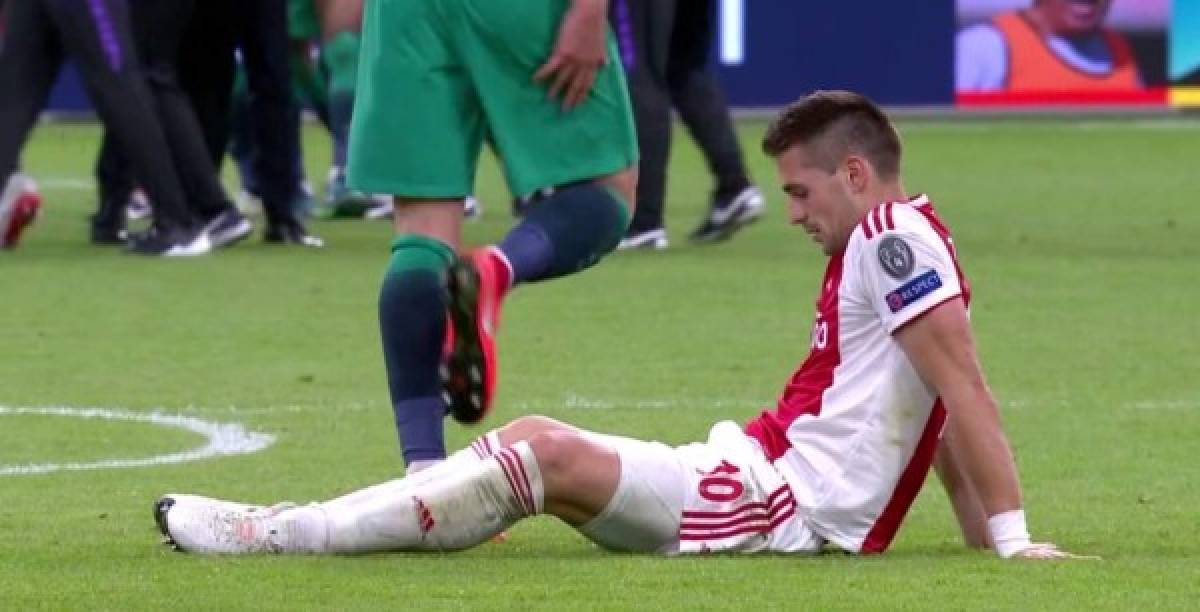 ¡Llanto y tristeza! Las imágenes del Ajax tras quedar fuera de la final de Champions