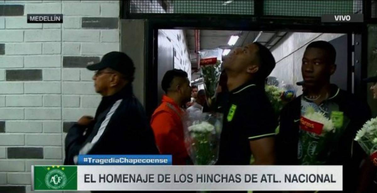 El estadio de Medellín fue insuficiente para el homenaje al Chapecoense