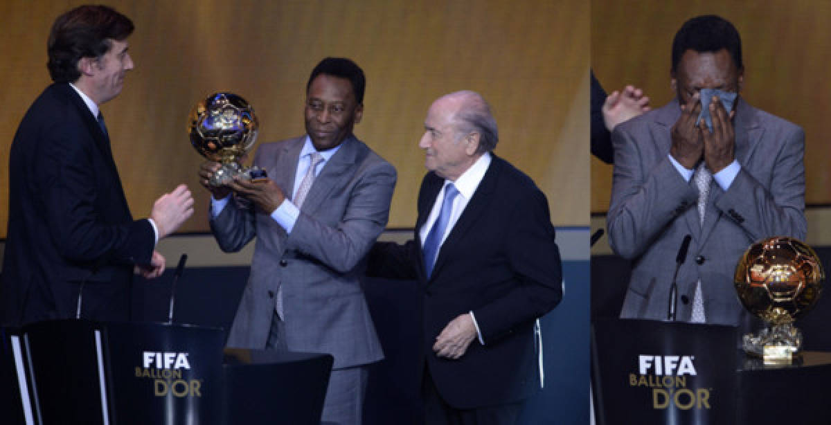 Pelé recibió el Balón de Oro honorífico