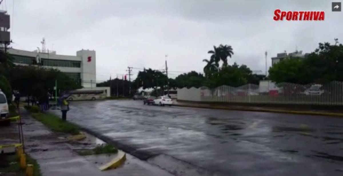 ¡Espectacular drenaje! Así luce estadio de Costa Rica pese a torrencial aguacero