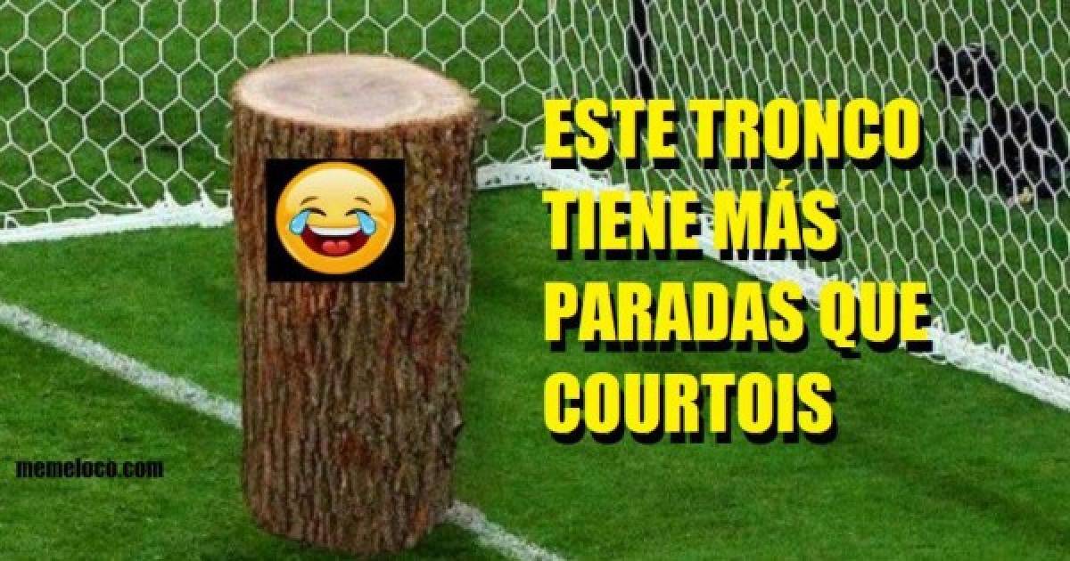 Los memes 'trituran' a Courtois y al Real Madrid por el sufrido empate ante el Brujas