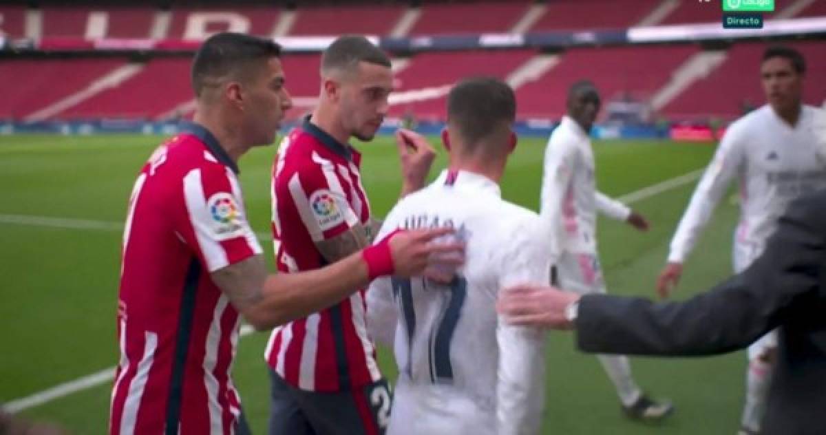 Encontronazo de Luis Suárez con jugador del Real Madrid y el nuevo 'rol' de Koke en el Atlético