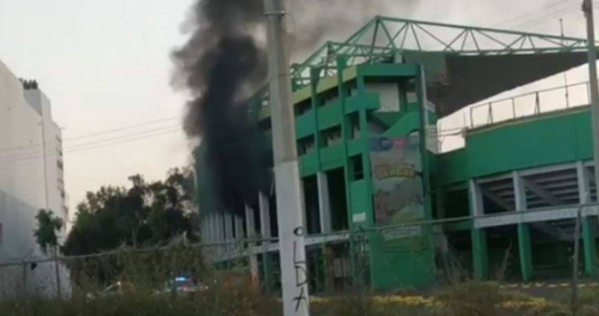 Liga MX: así luce el estadio de León luego de que un ladrón provocara un fuerte incendio por robar