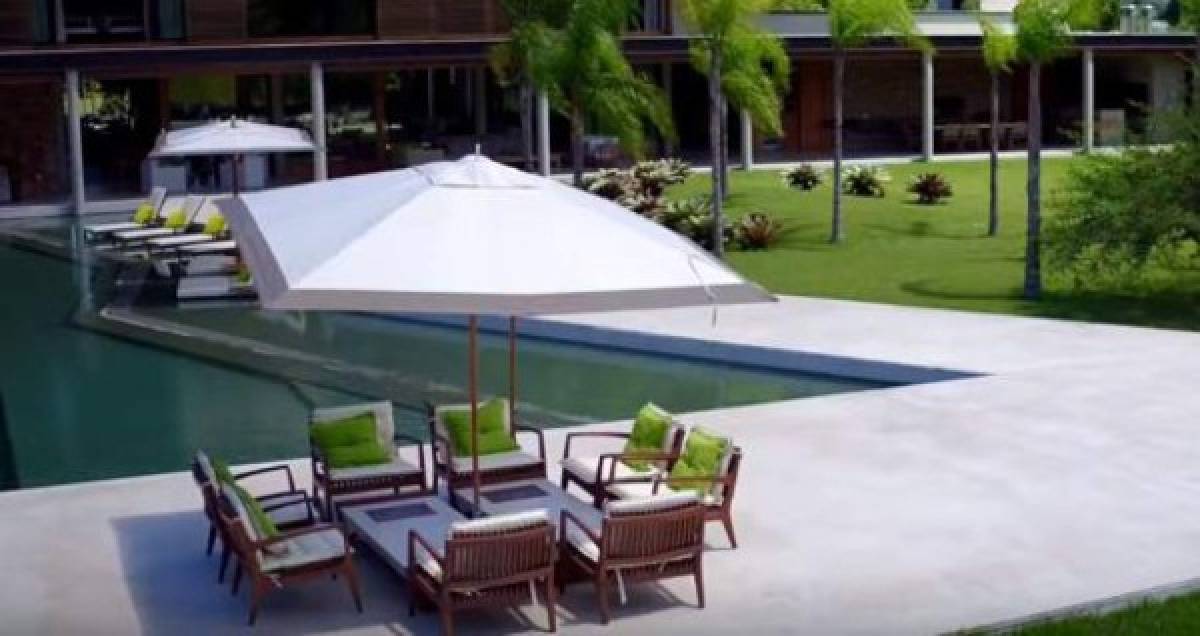 Hasta con un helipuerto: La paradisíaca mansión en la que Neymar se aisla del coronavirus