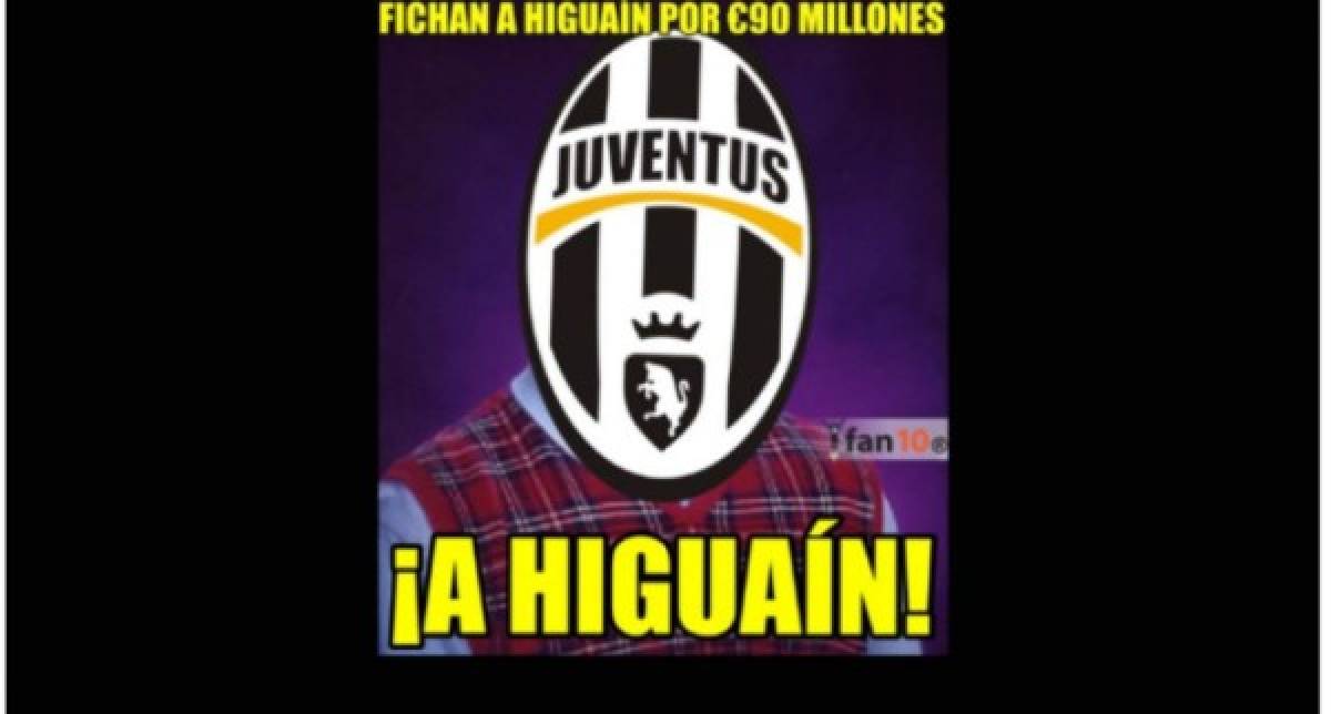 ¡Crueles memes! Primer entrenamiento de Higuaín y así se burlan