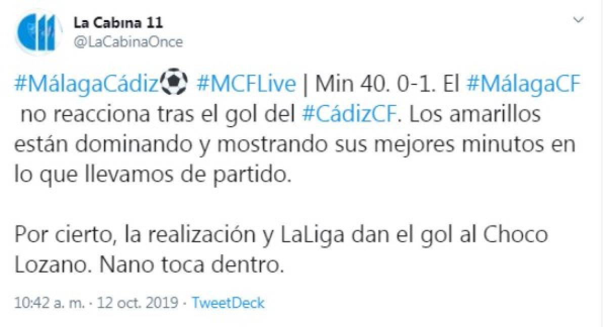 Lo que dice la prensa internacional del Cádiz y el Choco Lozano tras su cuarto gol consecutivo: 'Imparables'