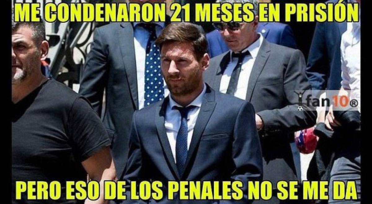 Messi, atacado con duros memes después de ser condenado a prisión